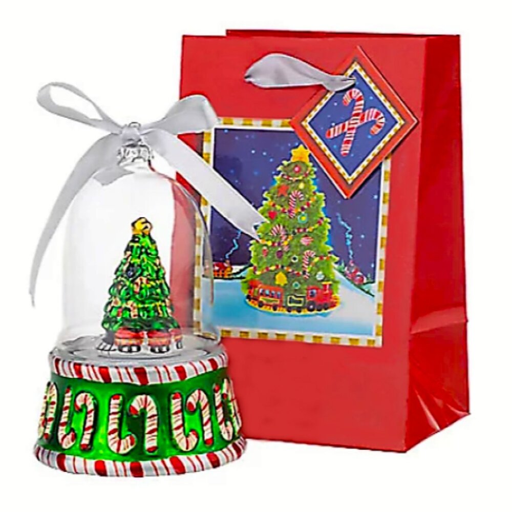 MR. CHRISTMAS VINTAGE SET OF 6 MUSICAL HAND PAINTED DOME BELL ORNAMENTS QVC NWT - Picture 12 of 13